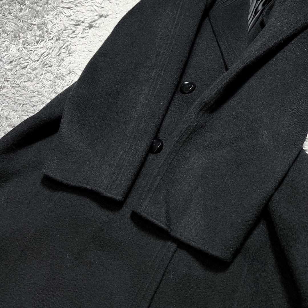 レディース　カシミヤ 100% チェスターコート XXXL相当 美品