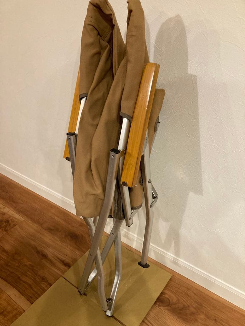 K*B様  peak 折りたたみローチェア ベージュ（LV-090）