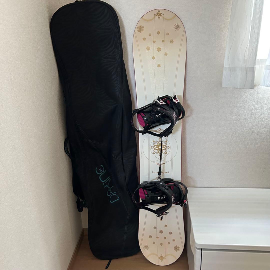 furpureenjoyment スノーボード138cmビンディング ケース付き