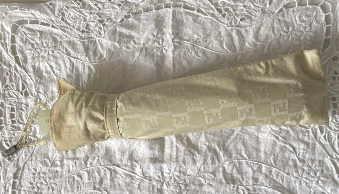 未使用　FENDI アンブレラ フェンディ ズッカ柄 折り畳み 傘　晴雨兼用傘