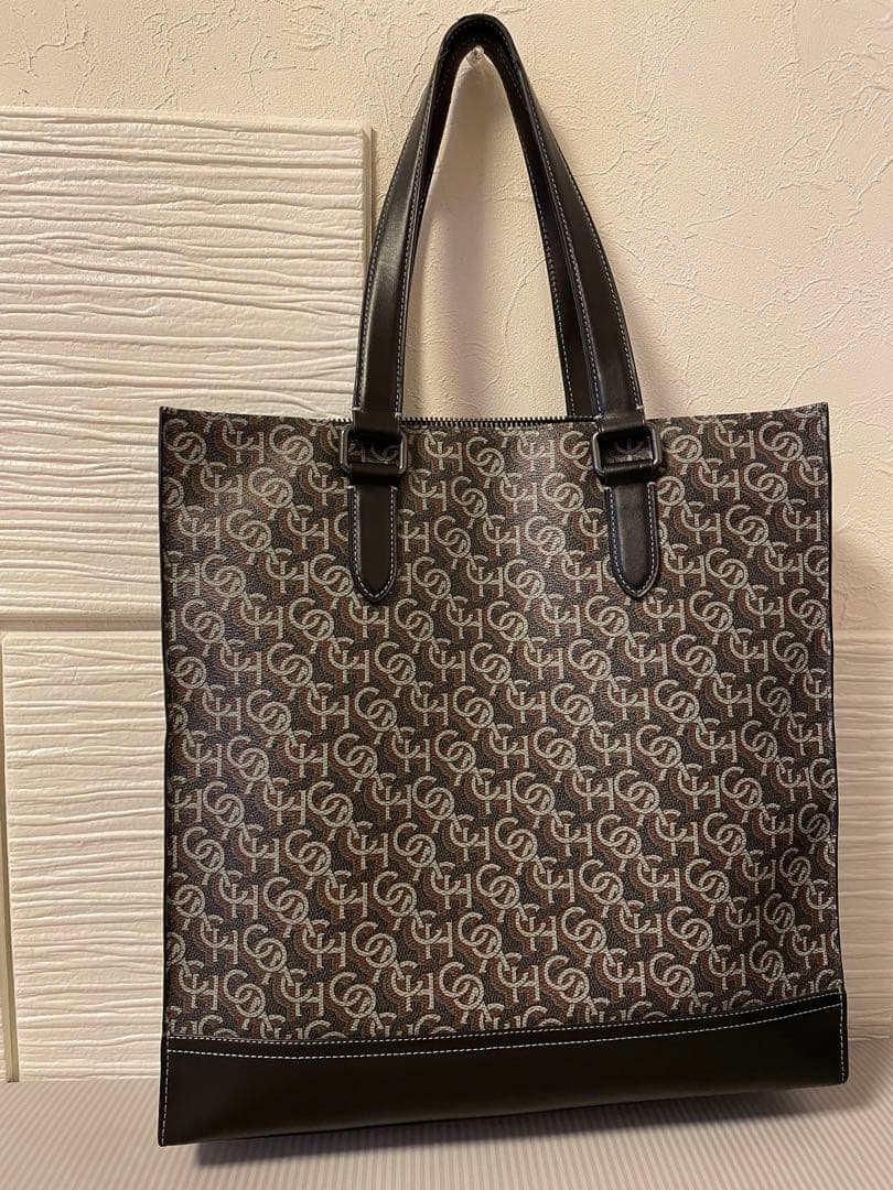COACH ロゴトートバッグ グレー/ブラック最終値下げ❗️
