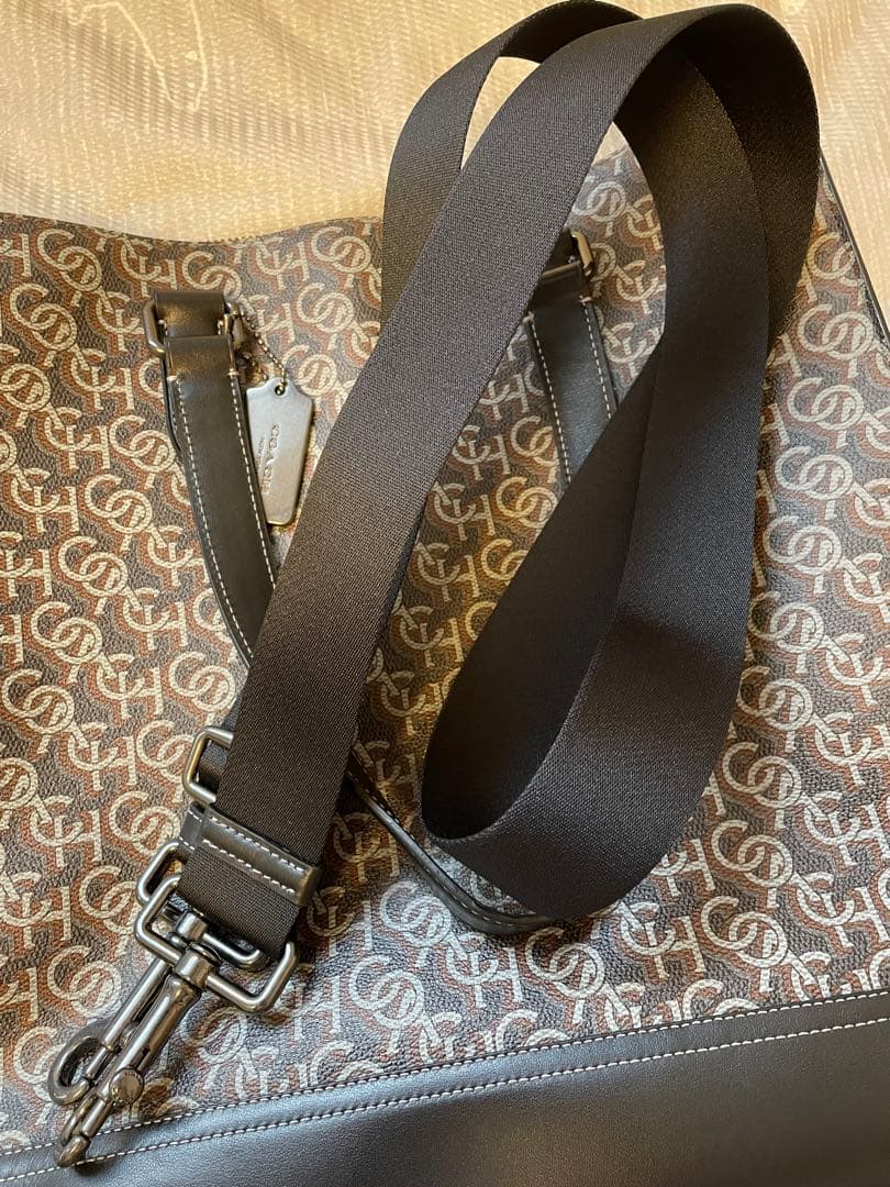 COACH ロゴトートバッグ グレー/ブラック最終値下げ❗️