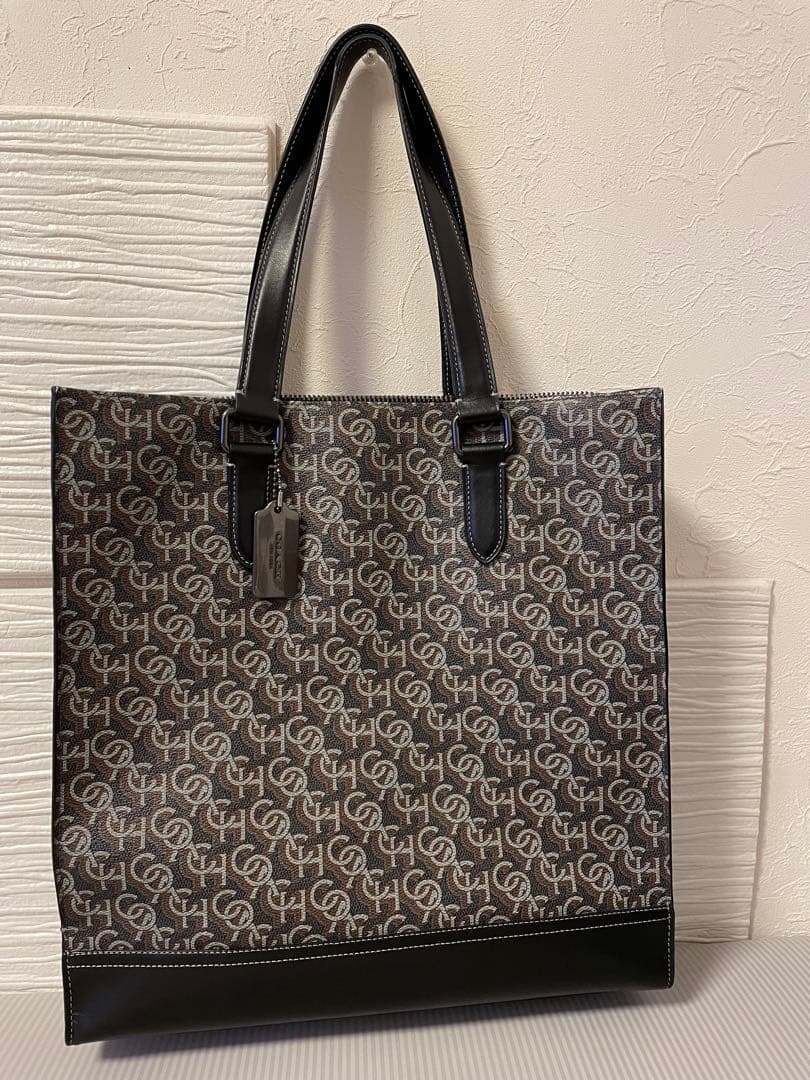 COACH ロゴトートバッグ グレー/ブラック最終値下げ❗️