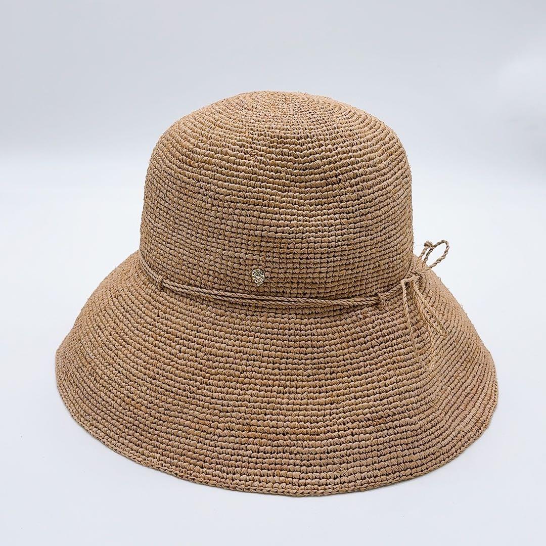 【美品】ヘレンカミンスキー プロヴァンス　ラフィアハット 麦わら帽子 ベージュ