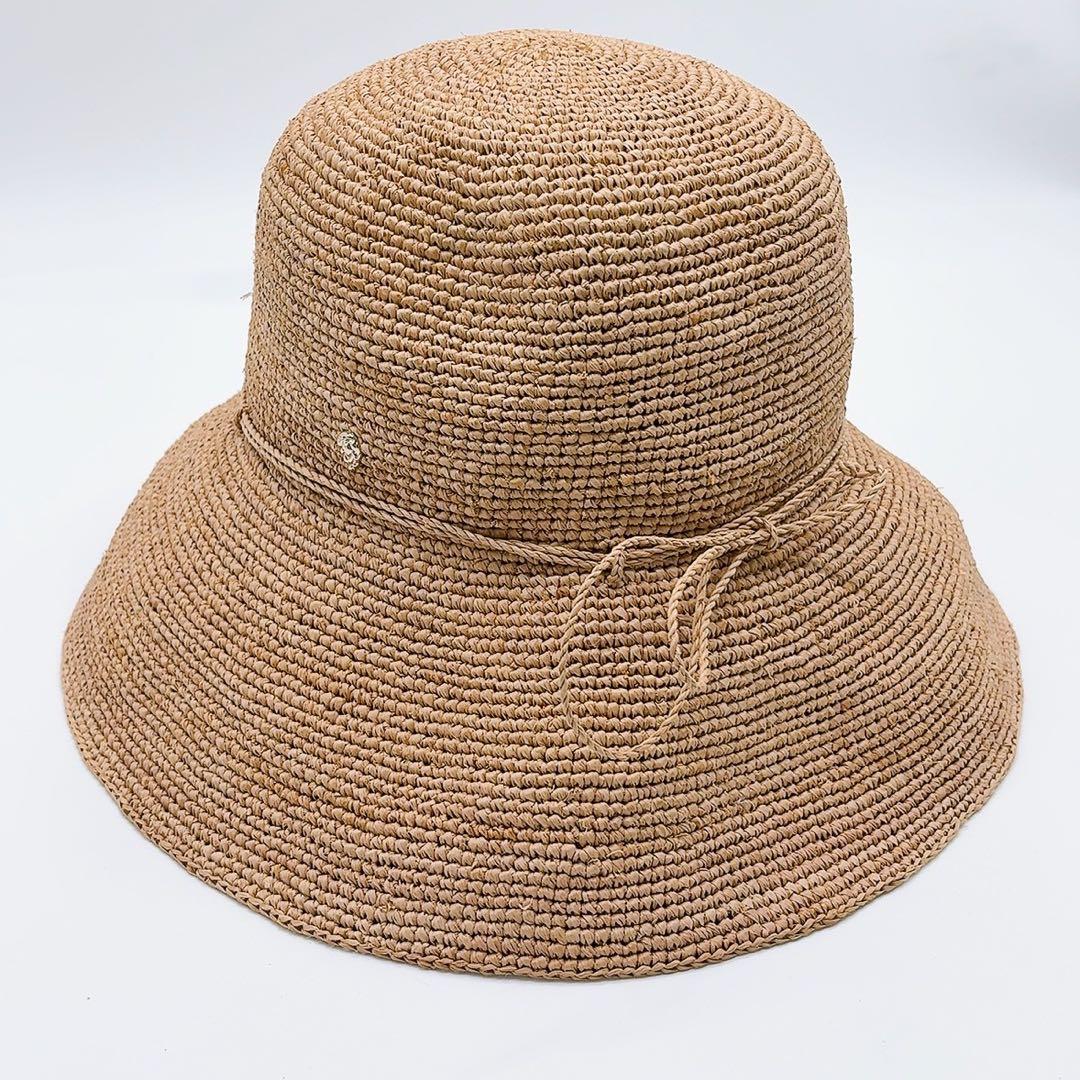 【美品】ヘレンカミンスキー プロヴァンス　ラフィアハット 麦わら帽子 ベージュ