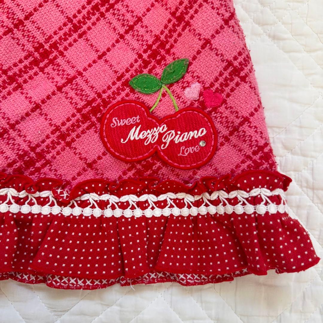 美品　レアメゾピアノ　レトロ　平成　トレーナー　ミミポポ　スカート　セットアップ