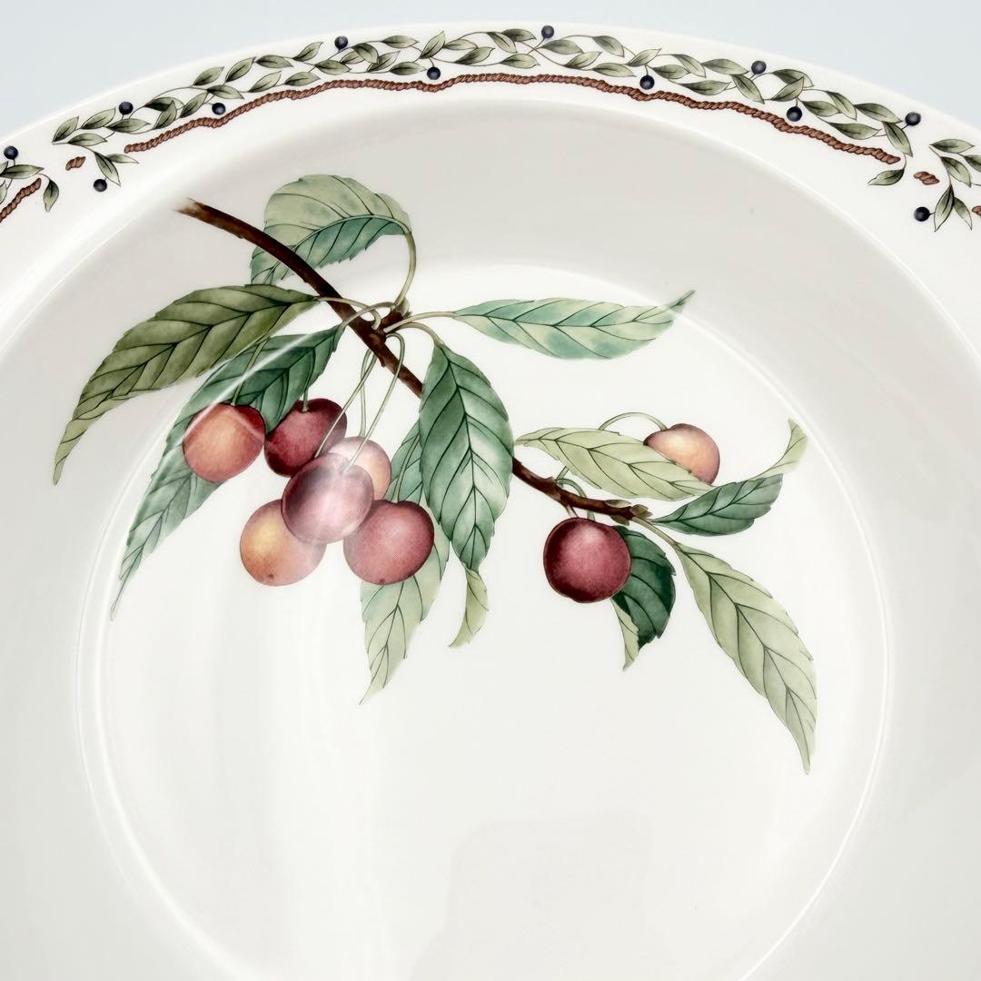 未使用品　ノリタケ　ロイヤルオーチャード　カレー皿　パスタ皿　さくらんぼ