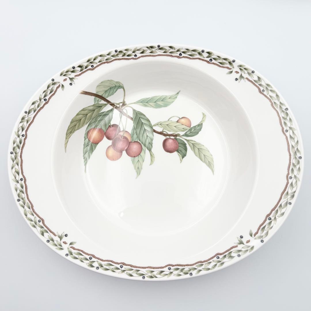 未使用品　ノリタケ　ロイヤルオーチャード　カレー皿　パスタ皿　さくらんぼ