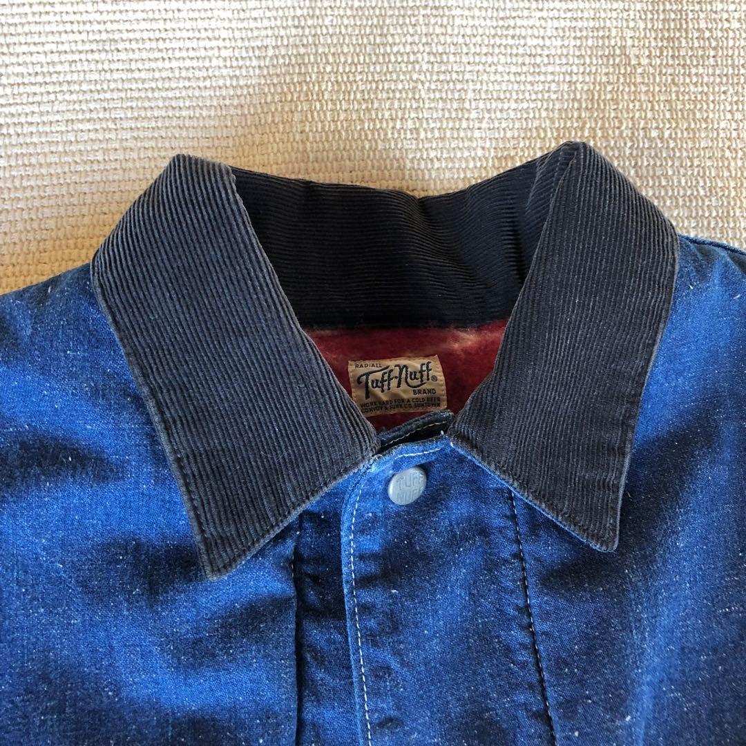 日本製 RADIALL ラディアル デニムカバーオール 裏地ブランケット M