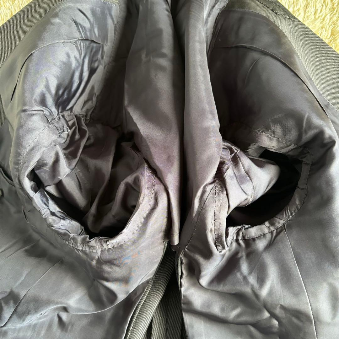 極美品　ランバン　クラシック　チャコールグレースーツ　ダブル　48 L y2k