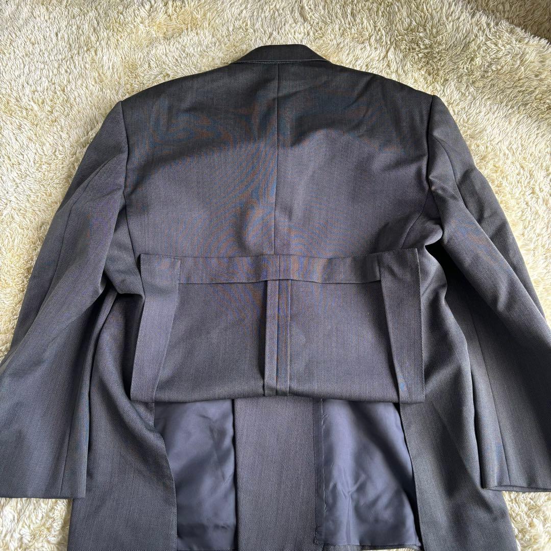 極美品　ランバン　クラシック　チャコールグレースーツ　ダブル　48 L y2k