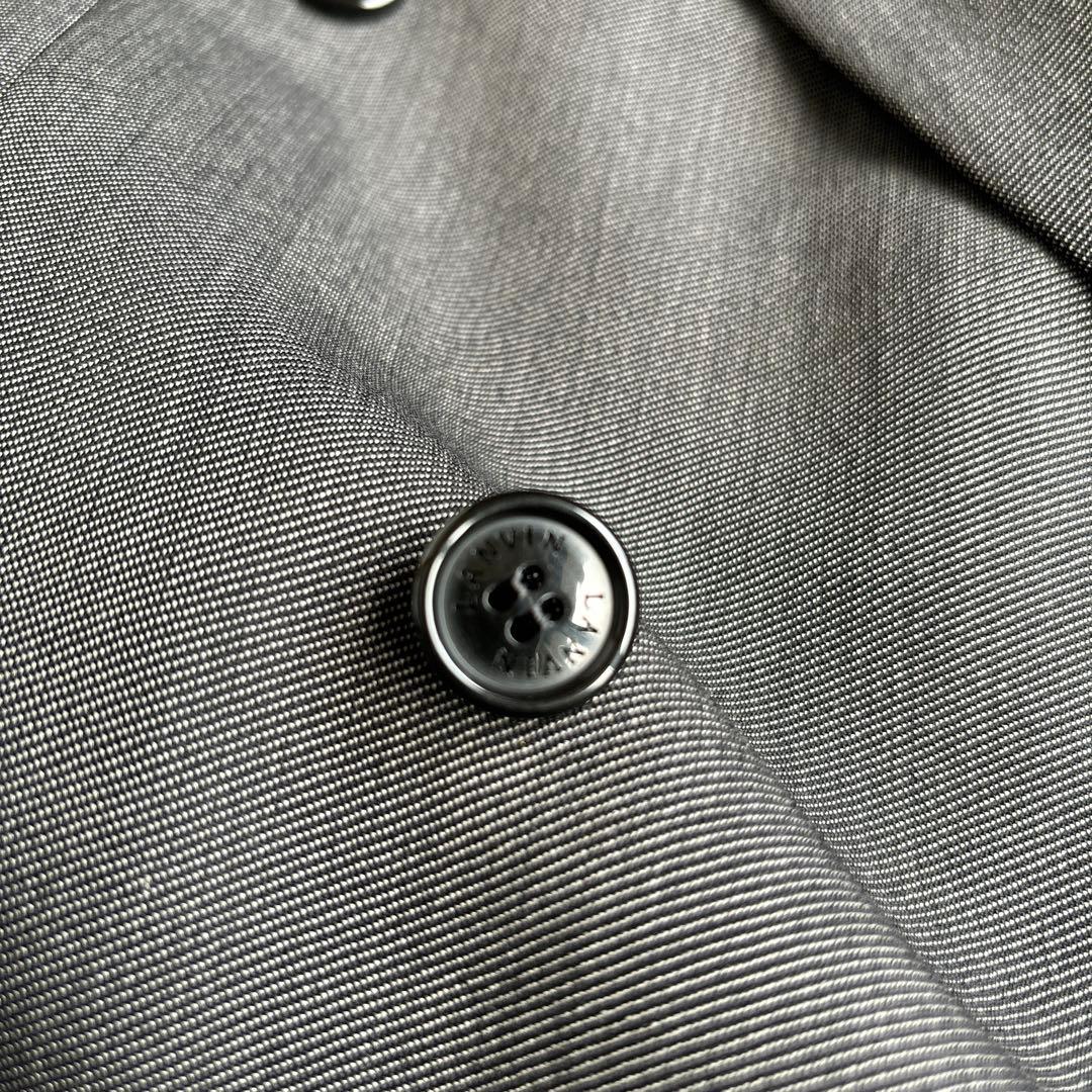 極美品　ランバン　クラシック　チャコールグレースーツ　ダブル　48 L y2k