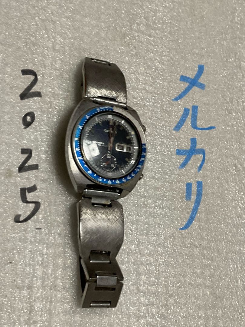 SEIKO／SPORTS WARTH70【文字盤の剥がれあり　不動品】。