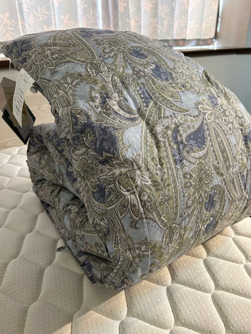 ト*！様 新品ふとん　サイクルダウン増量1.3kgシングル抗菌仕立て