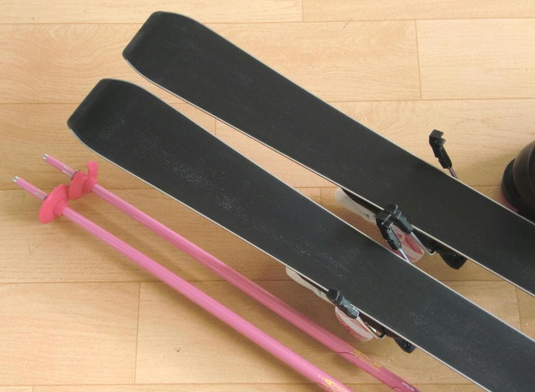 ■■送料無料■ATOMIC■子供用スキー4点セット■120/22■WAX済■■