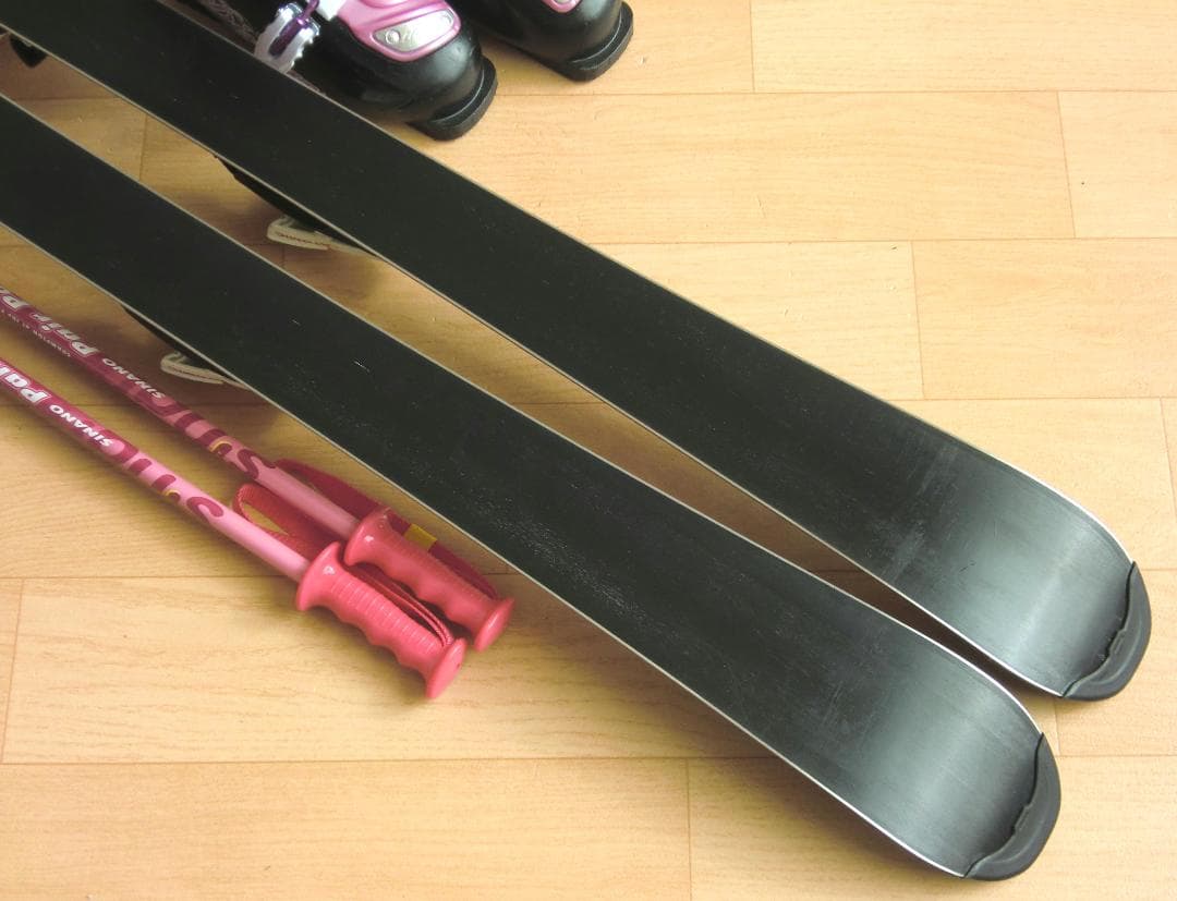 ■■送料無料■ATOMIC■子供用スキー4点セット■120/22■WAX済■■