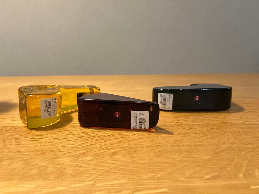 【箱あり】イッタラ×ミナペルホネン ガラスバード　3色セット