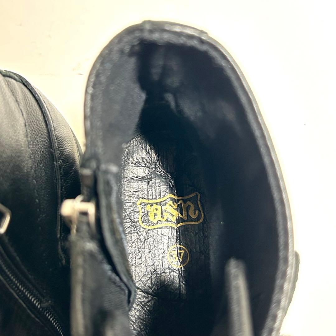 美品☆ASH アッシュ スニーカー ハイカット ベルト ジップ 37 23.5