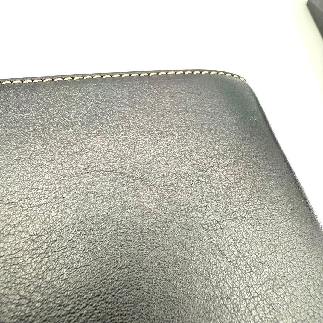 ダンヒル dunhill 二つ折り財布 レザー L2G230A ブラック