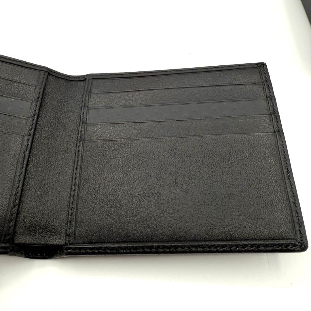 ダンヒル dunhill 二つ折り財布 レザー L2G230A ブラック