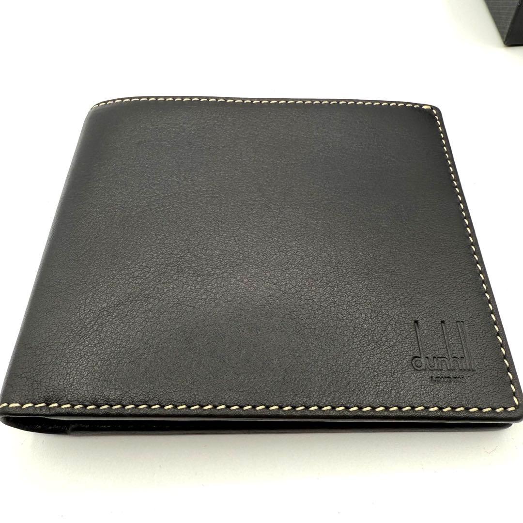 ダンヒル dunhill 二つ折り財布 レザー L2G230A ブラック