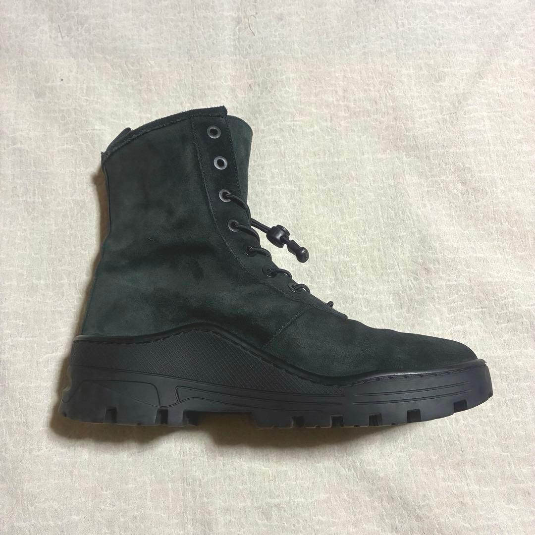 yeezy season 6 suede combat boot ブラック