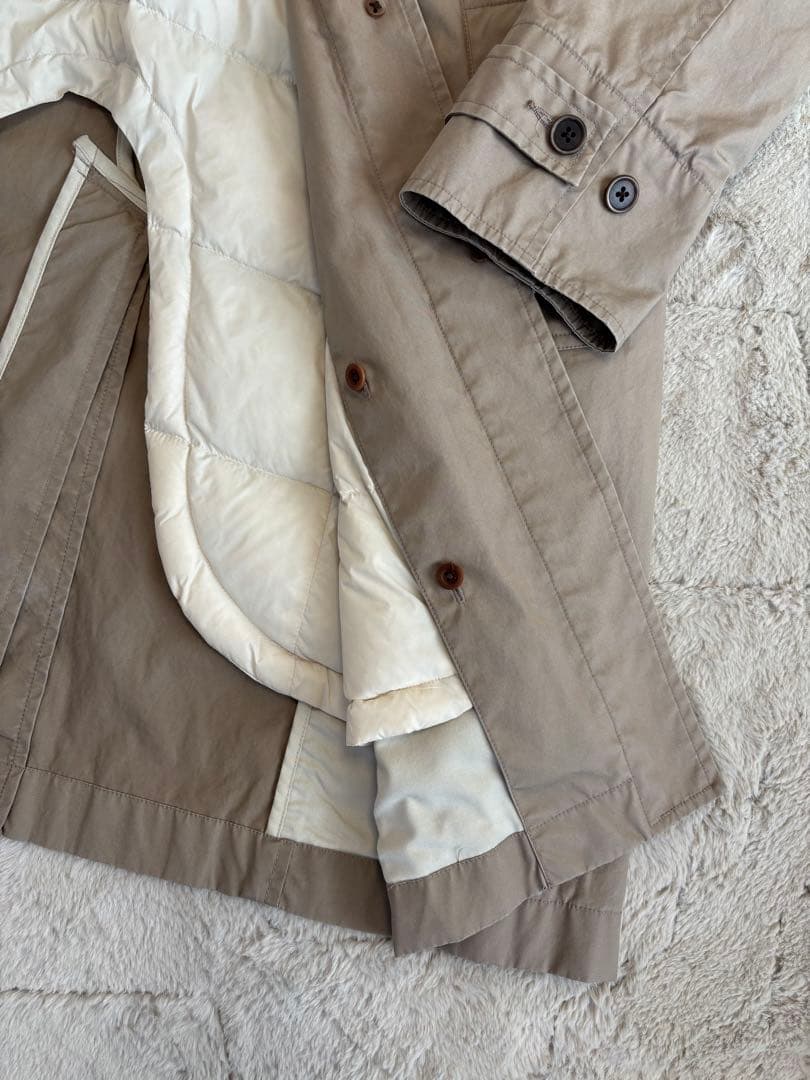 マーガレットハウエルMHLダウンライナー付きステンカラーコート　Ⅲ