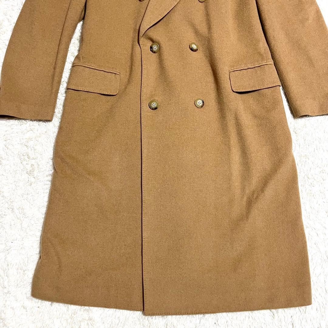 ✨美品✨希少 B＆T CLUB キャメル100% ダブルチェスターコート 2XL