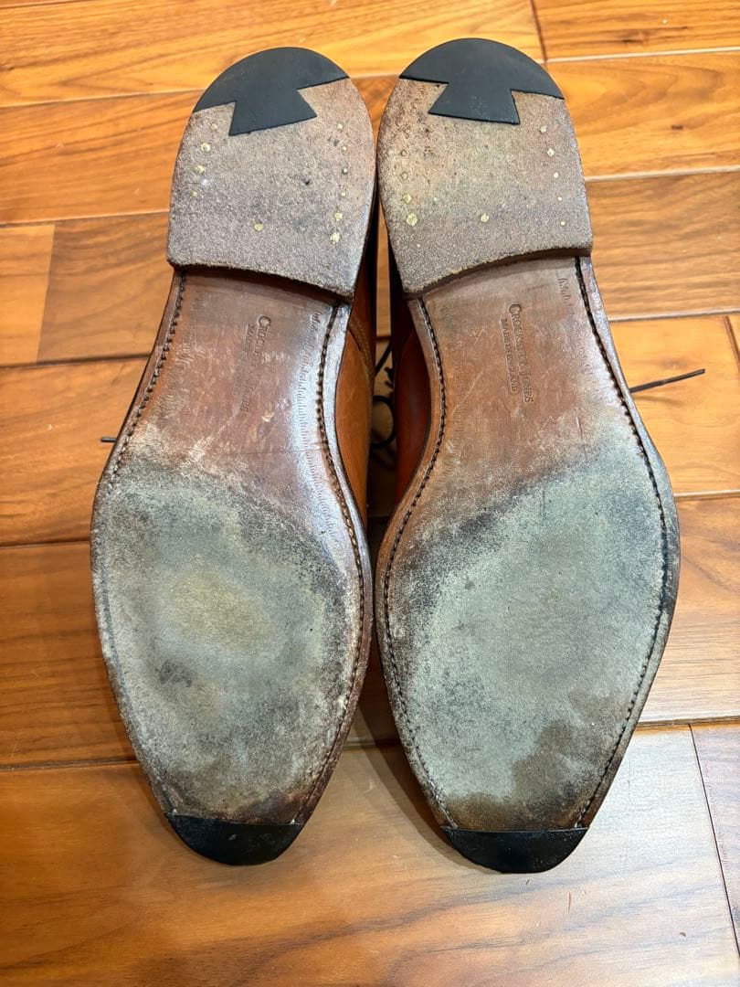 g*0様 クロケット＆ジョーンズ レザー チャッカブーツ サイズ7.5E シュー