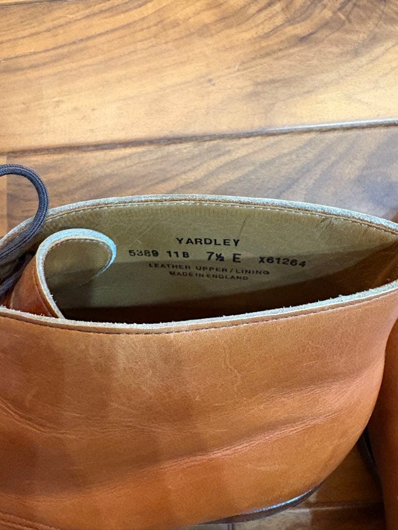 g*0様 クロケット＆ジョーンズ レザー チャッカブーツ サイズ7.5E シュー