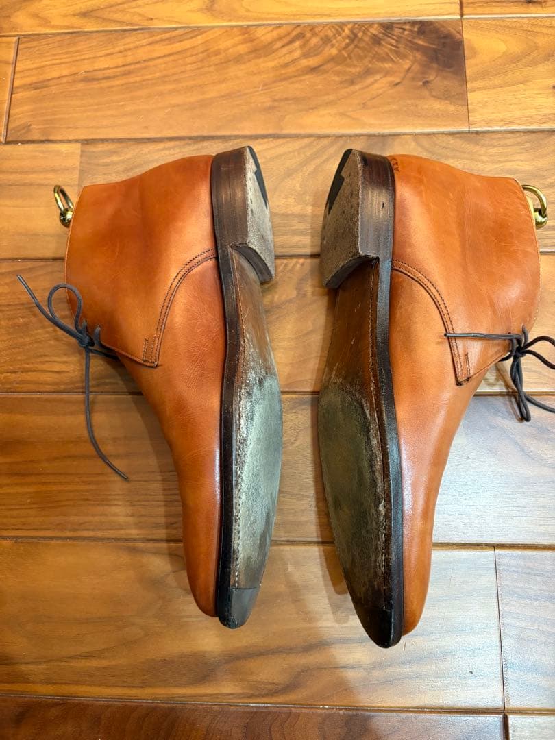 g*0様 クロケット＆ジョーンズ レザー チャッカブーツ サイズ7.5E シュー