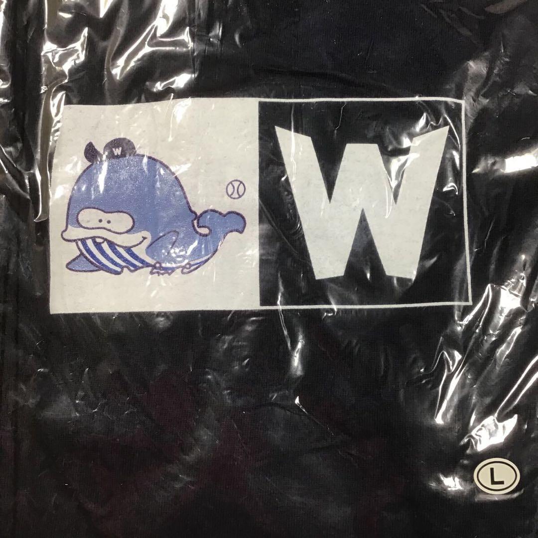 未開封 横浜大洋ホエールズ70th記念Tシャツ ネイビー L クジラのクーチャン