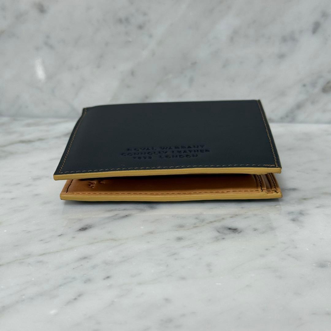 新品 未使用 フランス製 コノリー＆デュプイレザーウォレット 二つ折り財布 本革