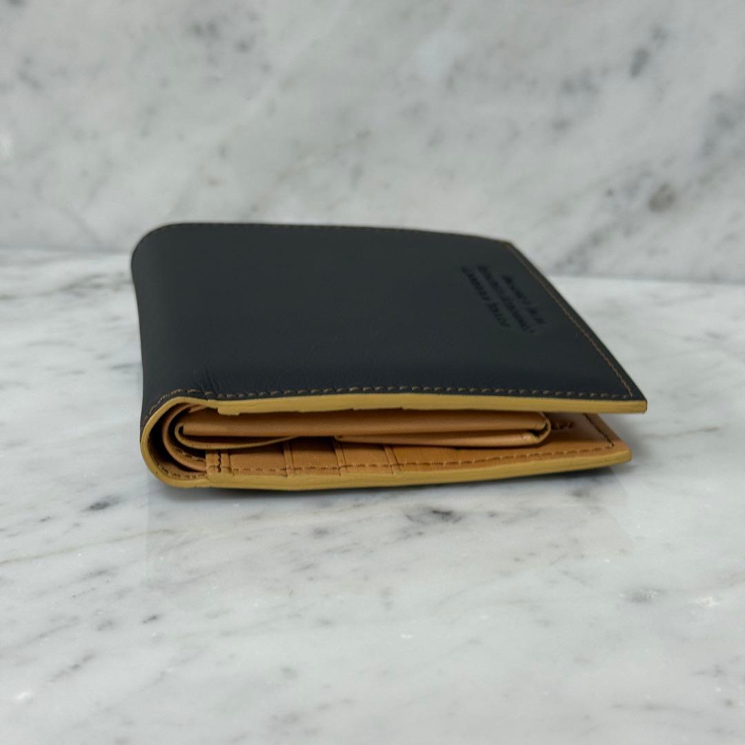 新品 未使用 フランス製 コノリー＆デュプイレザーウォレット 二つ折り財布 本革