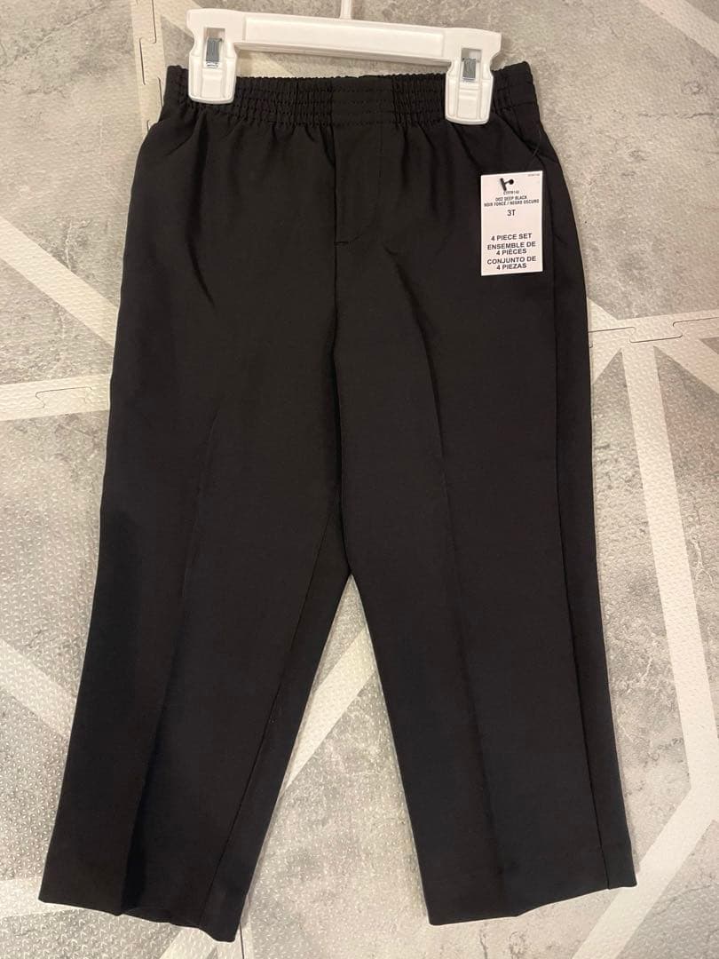 カルバンクライン　フォーマルスーツ 男の子用95-100センチ ブラック系セット