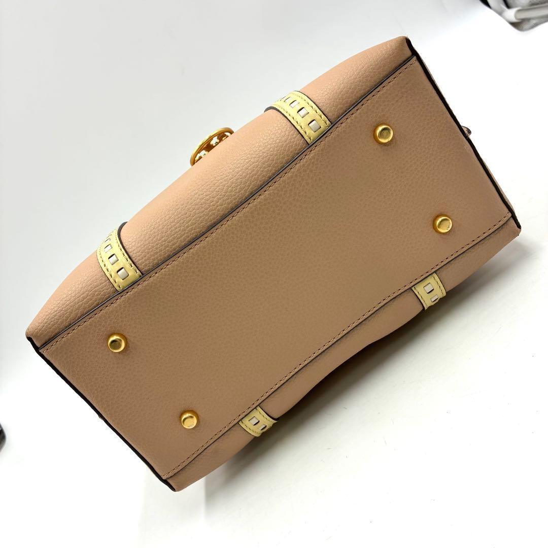 極美品 トリーバーチ ペリー ピックステッチ 2way ショルダーバッグ レザー