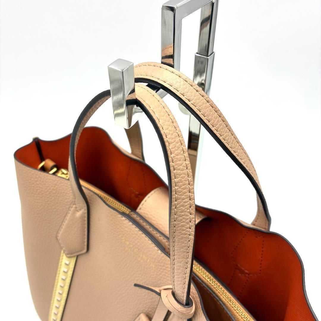 極美品 トリーバーチ ペリー ピックステッチ 2way ショルダーバッグ レザー
