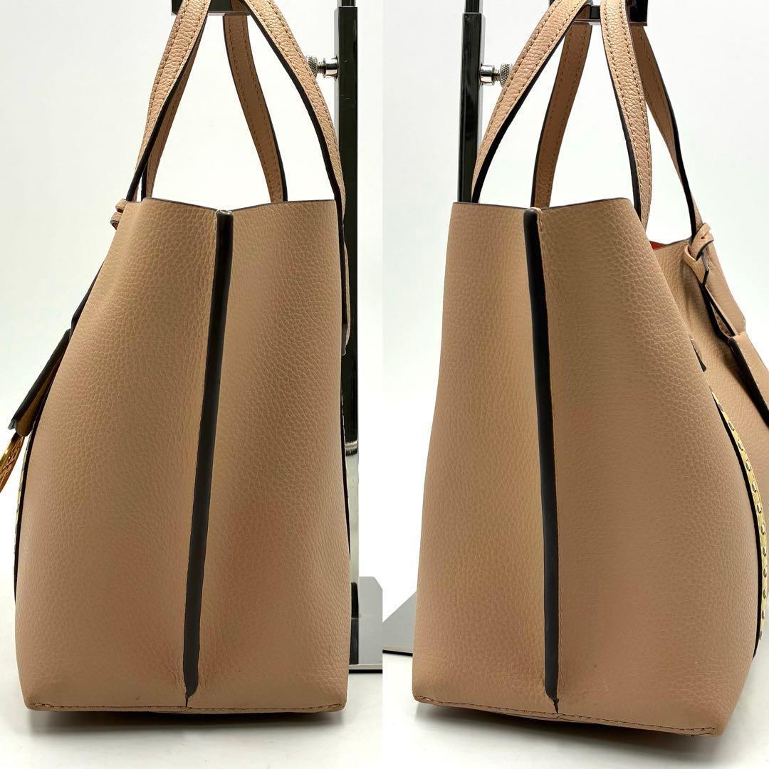 極美品 トリーバーチ ペリー ピックステッチ 2way ショルダーバッグ レザー