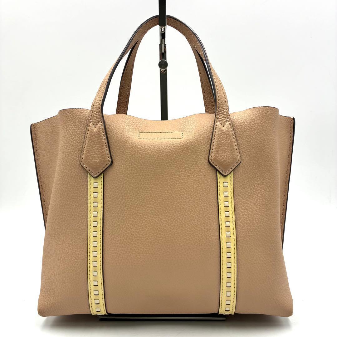 極美品 トリーバーチ ペリー ピックステッチ 2way ショルダーバッグ レザー