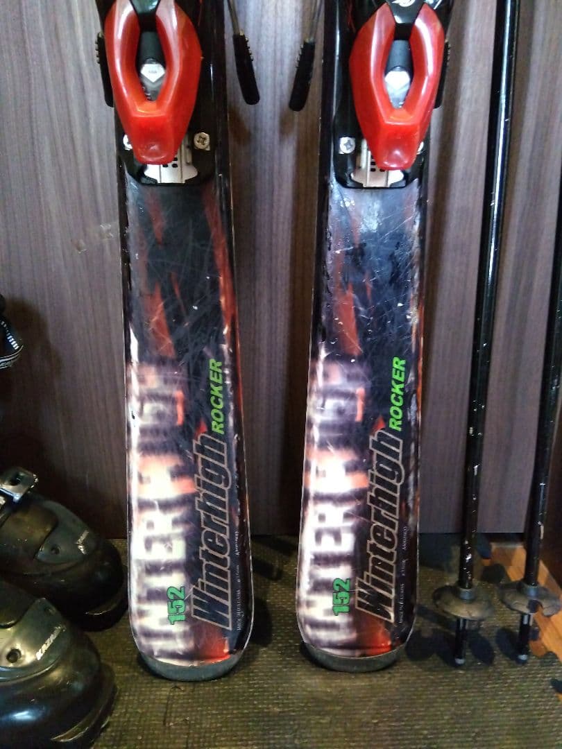 お買い得品❗️KAZAMA 男女兼用/スキーセット・メンテ・WAX済み✔