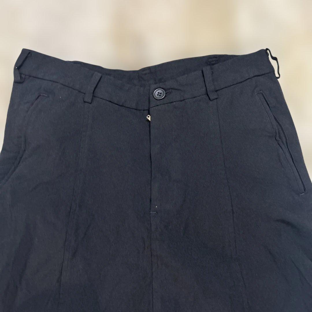 black comme des garçons ポリ縮絨 サルエルパンツ