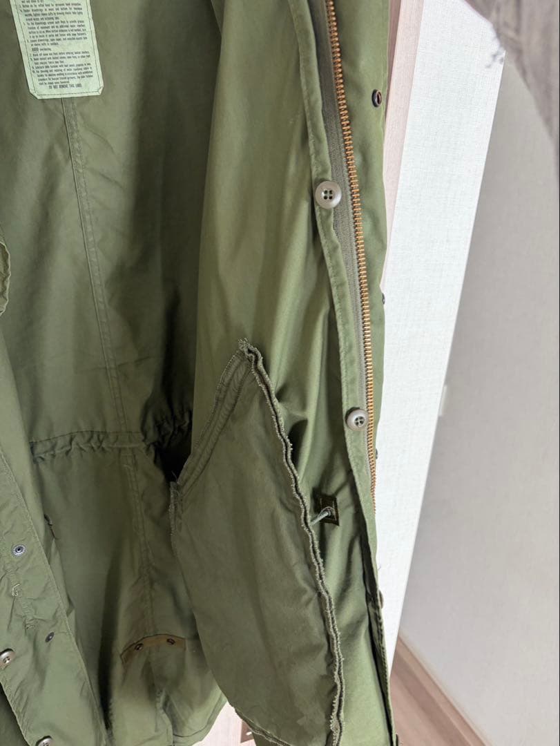 US Army M65 フィッシュテールパーカー 80sフルセット Large