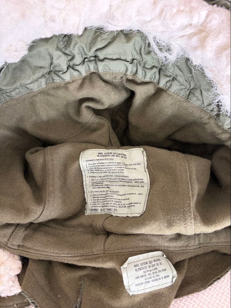 US Army M65 フィッシュテールパーカー 80sフルセット Large