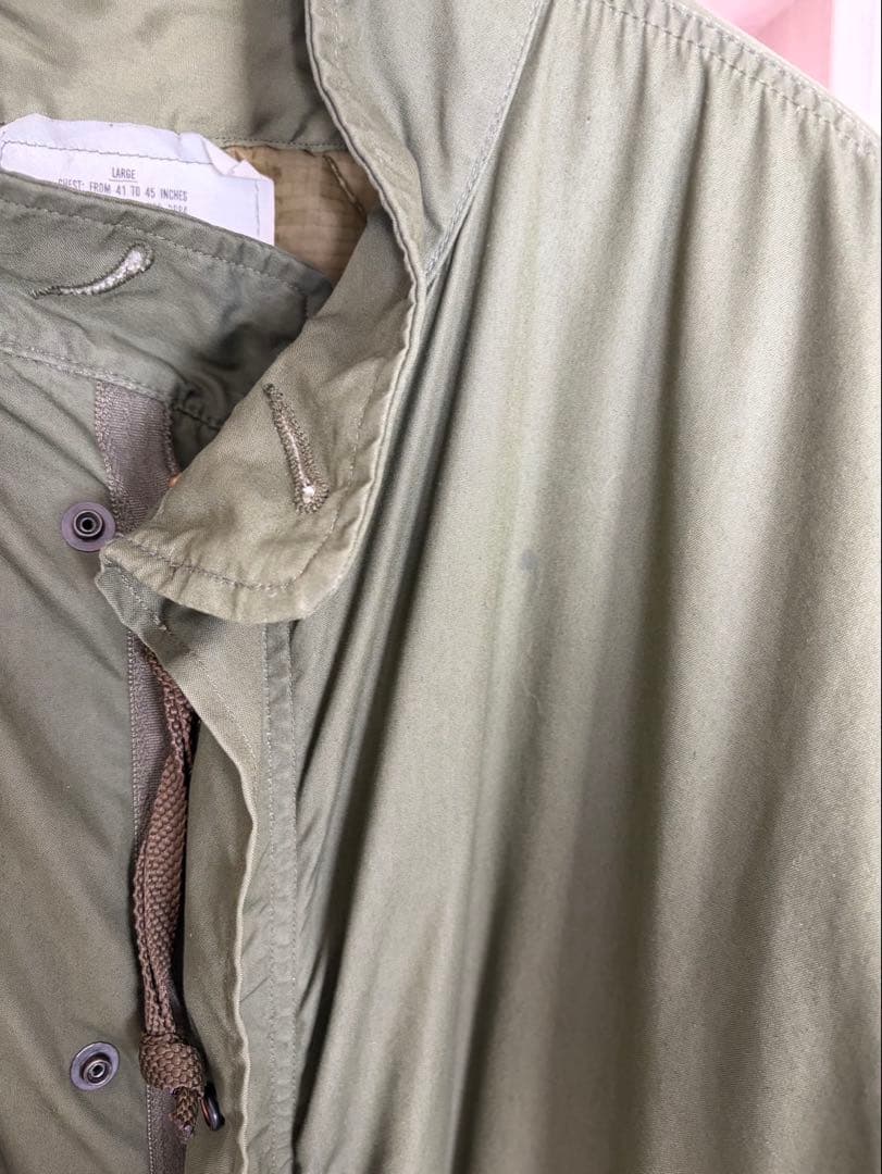 US Army M65 フィッシュテールパーカー 80sフルセット Large