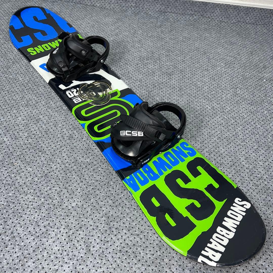 5回使用 キッズスノーボード CSB 120cm＋バイン＋ダイヤルブーツ