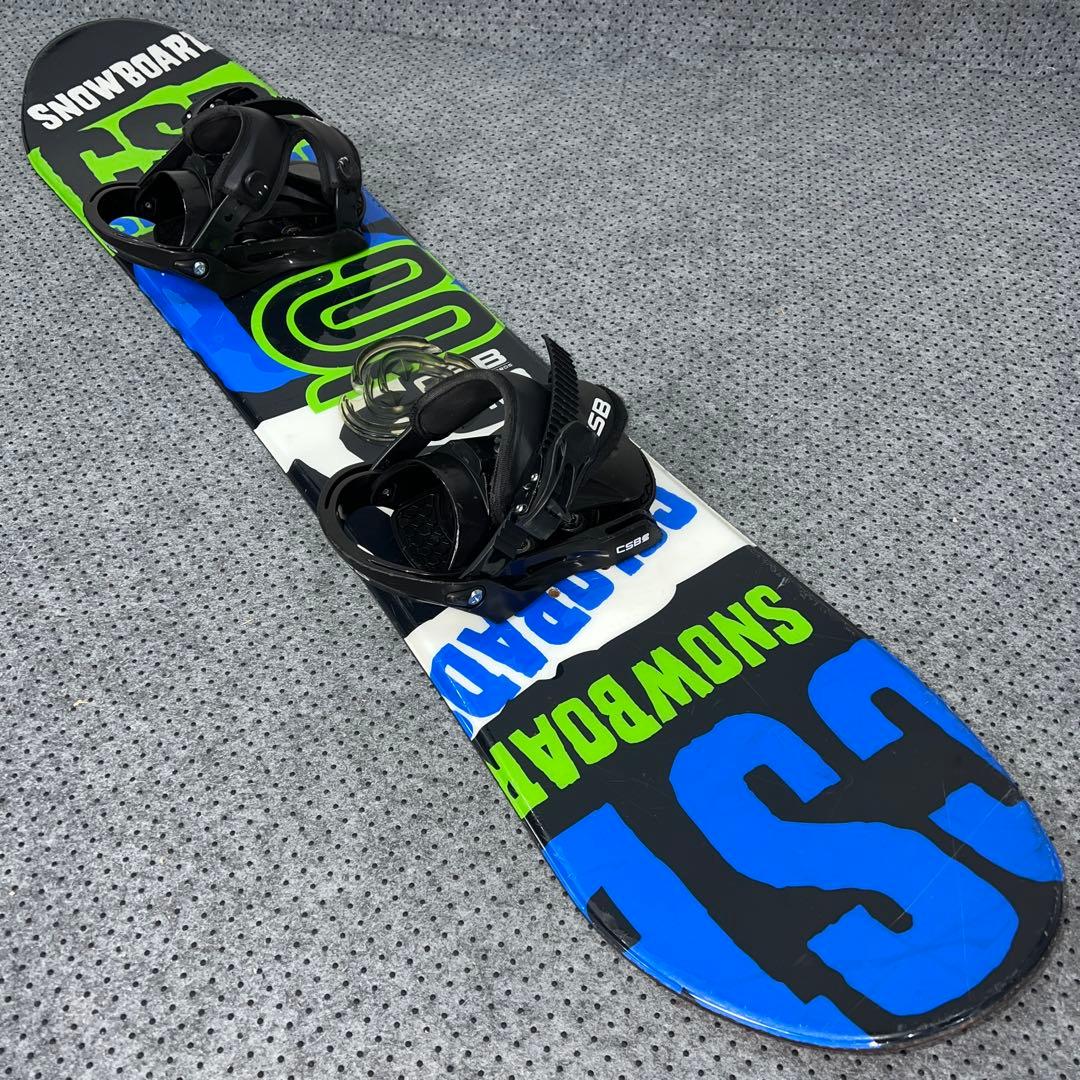 5回使用 キッズスノーボード CSB 120cm＋バイン＋ダイヤルブーツ