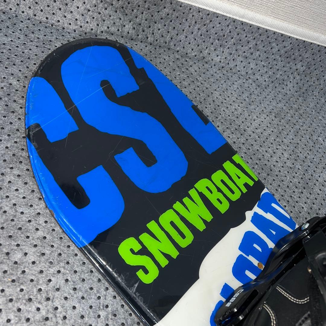 5回使用 キッズスノーボード CSB 120cm＋バイン＋ダイヤルブーツ