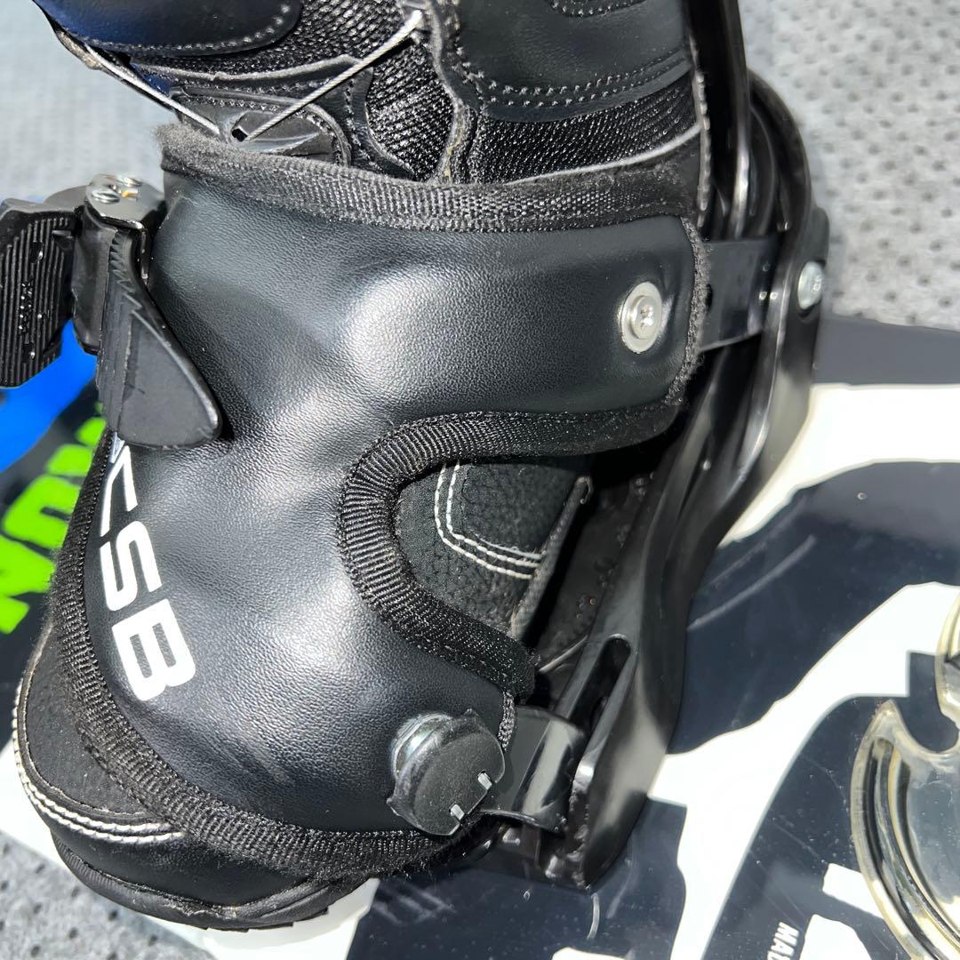 5回使用 キッズスノーボード CSB 120cm＋バイン＋ダイヤルブーツ