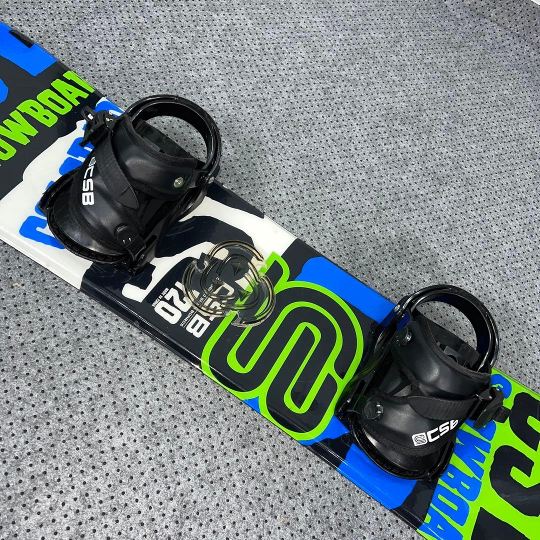 5回使用 キッズスノーボード CSB 120cm＋バイン＋ダイヤルブーツ