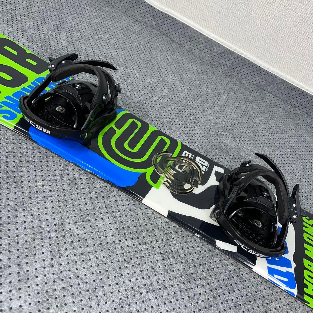 5回使用 キッズスノーボード CSB 120cm＋バイン＋ダイヤルブーツ